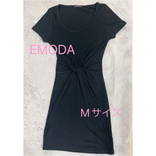 エモダ(EMODA)のエモダ　セクシーミニワンピース　ブラック　肌見せ　(ミニワンピース)