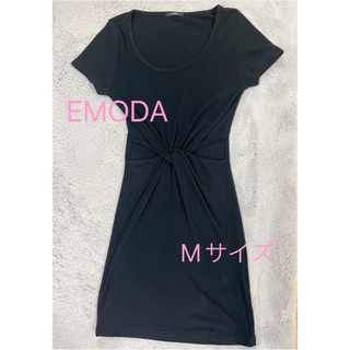 EMODA - エモダ　セクシーミニワンピース　ブラック　肌見せ　