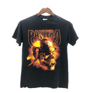 TENNESSEE RIVER PANTERA パンテラ 半袖Ｔシャツ バンドT ブラック (メンズ S) 中古 古着 Q5578(Tシャツ/カットソー(半袖/袖なし))