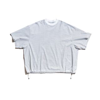 is-ness BALLOON BORDER SHORT SLEEVE