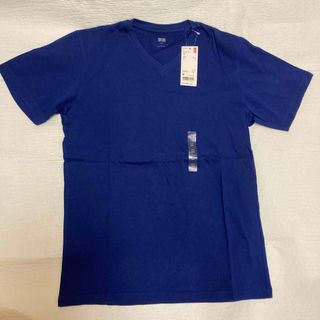 ユニクロ(UNIQLO)のタグ付新品　UNIQLO スーピマコットンVネック　Tシャツ(Tシャツ/カットソー(半袖/袖なし))