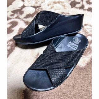 フィットフロップ(fitflop)のfitflop•フィットフロップ☆クリスタルサンダル•コンフォート☆22.5(サンダル)