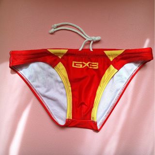 GX3 SWIMWEAR 競パン ライフセーバー ビキニ 完売品  S  RED(水着)