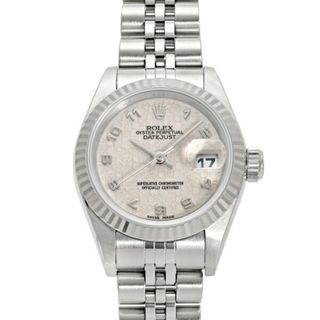 ロレックス(ROLEX)のロレックス ROLEX デイトジャスト 26 69174 アイボリー/アラビア文字盤 中古 腕時計 レディース(腕時計)