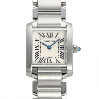 カルティエ(Cartier)のカルティエ Cartier タンク フランセーズSM W51008Q3 シルバー文字盤 中古 腕時計 レディース(腕時計)