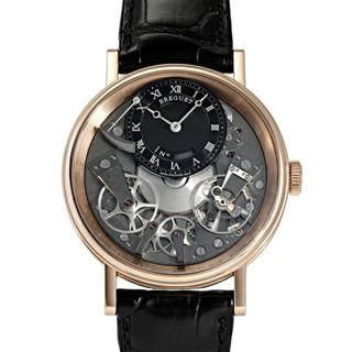 ブレゲ(Breguet)のブレゲ Breguet クラシック トラディション 7057BR/G9/9W6 ブラック/グレー文字盤 中古 腕時計 メンズ(腕時計(アナログ))