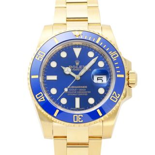 ロレックス(ROLEX)のロレックス ROLEX サブマリーナー デイト 116618LB ブルー/ドット文字盤 中古 腕時計 メンズ(腕時計(アナログ))