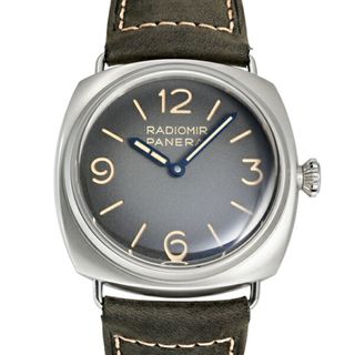 パネライ(PANERAI)のパネライ PANERAI ラジオミール トレ ジョルニ PAM01334 ブラウングラデーション文字盤 中古 腕時計 メンズ(腕時計(アナログ))