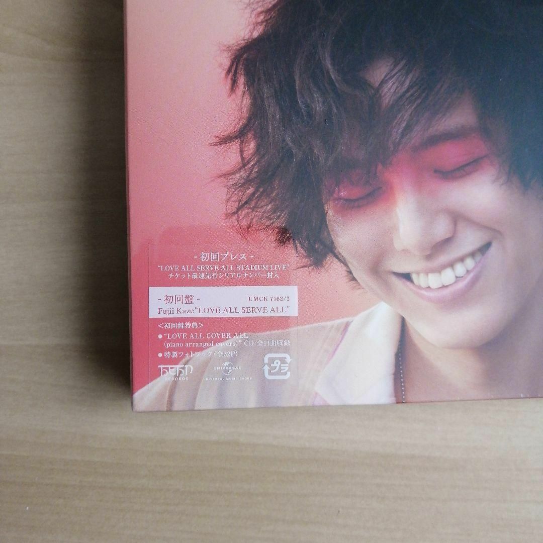 新品未開封★藤井風 LOVE ALL SERVE ALL 初回盤 CD2枚組 エンタメ/ホビーのCD(ポップス/ロック(邦楽))の商品写真