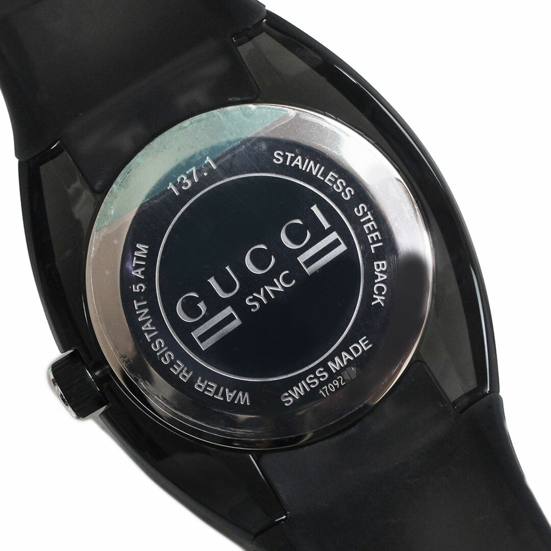 GUCCI - グッチ シンク Sync XXL クォーツ 腕時計 ラバー GUCCI - グッチ シンク Sync XXL クォーツ 腕時計 ラバー