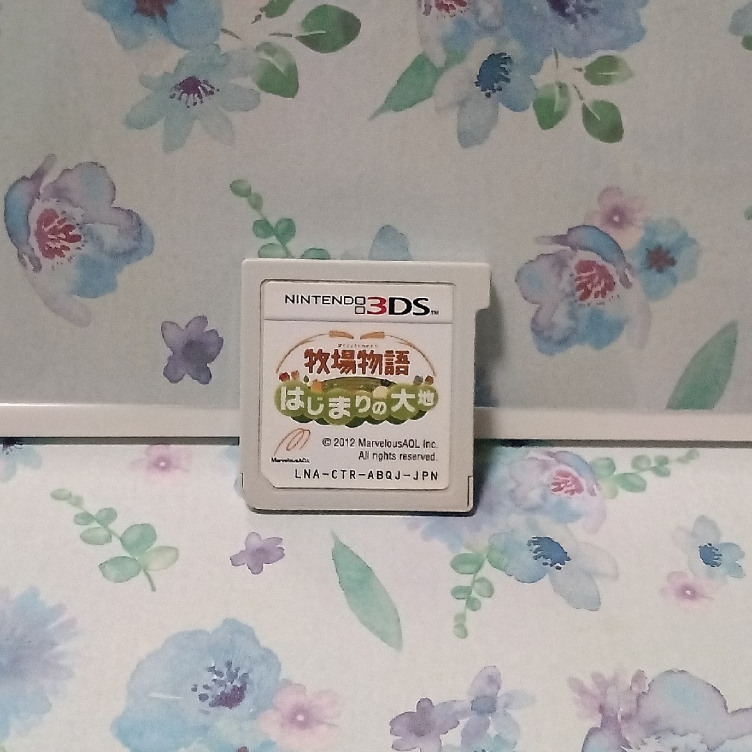 ニンテンドー3DS(ニンテンドー3DS)の牧場物語 はじまりの大地　3DS エンタメ/ホビーのゲームソフト/ゲーム機本体(携帯用ゲームソフト)の商品写真