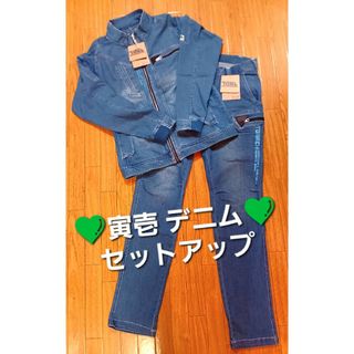 寅壱 - ☆新品 ✿TORAICHI*寅壱✿ ストレッチデニム作業服/作業服上下セット☆