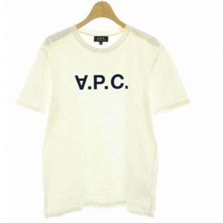 アーペーセー(A.P.C)のA.P.C. Tシャツ ロゴ クルーネック 半袖 XS 白(Tシャツ(半袖/袖なし))