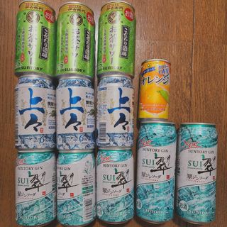 セール‼️　飲み比べができる　大量詰め合わせ！　お茶サワー　翠ジンソーダ　上々