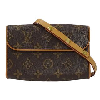 ルイヴィトン(LOUIS VUITTON)のルイ ヴィトン LOUIS VUITTON バッグ モノグラム レディース ブランド ボディバッグ ウエストバッグ ポーチ ポシェット フロランティーヌ M51855 ブラウン コンパクト ミニバッグ おしゃれ 【中古】(ボディバッグ/ウエストポーチ)