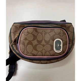 コーチ(COACH)のコーチCOACH ボディバッグ シグネチャー ベージュ×マルチカラー レディース(ボディバッグ/ウエストポーチ)