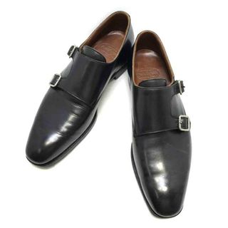 <br>CROCKETT＆JONES クリケットアンドジョーンズ/ハンドグレード REPTON ダブルモンクストラップ/9702 1XB/Bランク/51【中古】(ドレス/ビジネス)