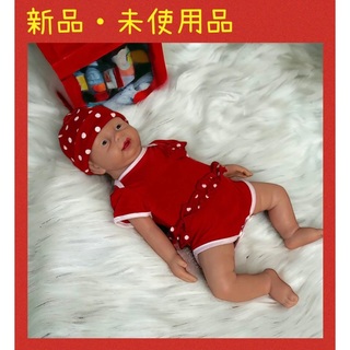 【新品•未使用品】IVITA 新生児人形 フルシリコン製ベビードール　46cm(ぬいぐるみ/人形)