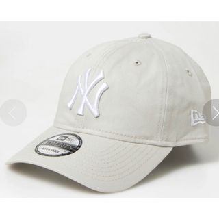 ニューエラー(NEW ERA)のNEWERA キャップ　ライトベージュ(キャップ)