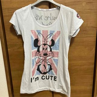 アベイル　ミニーちゃん　Tシャツ　半袖　M  グレー　ディズニー