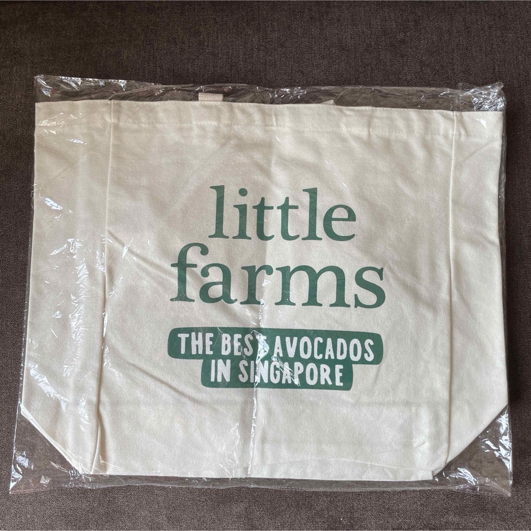 シンガポール【little farms】トートバッグ　エコバッグ レディースのバッグ(トートバッグ)の商品写真