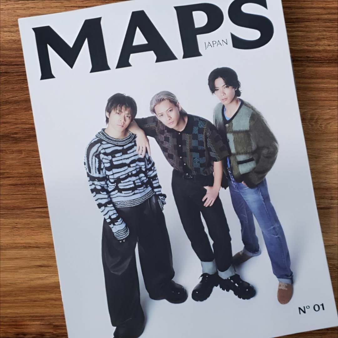 MAPS JAPAN 創刊号（日本版）表紙：Number_i エンタメ/ホビーの雑誌(ファッション)の商品写真