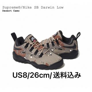 シュプリーム(Supreme)のSupreme × Nike SB Darwin Low Camo 26cm(スニーカー)