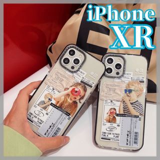 iPhoneケース iPhoneXR クリアケース 韓国 プレゼント 透明(iPhoneケース)