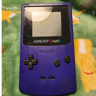 ゲームボーイカラー　パープル中古品(携帯用ゲーム機本体)