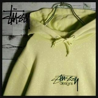 ステューシー(STUSSY)の【希少カラー】ステューシー☆センター刺繍ストックロゴ入パーカー 人気 即完売(パーカー)