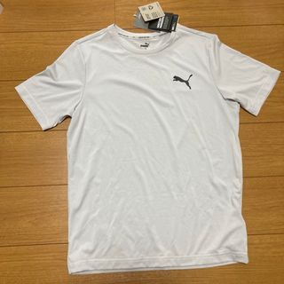 プーマ(PUMA)の値下げ　新品　プーマ／PUMA   トップス 半袖Tシャツ クリーム色　M(Tシャツ/カットソー(半袖/袖なし))