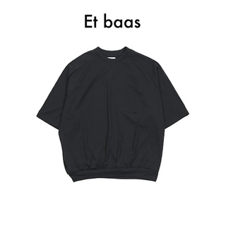 Et baas エバース 美品リブショートスリーブ ポケT S/S メガネ拭き(Tシャツ/カットソー(半袖/袖なし))