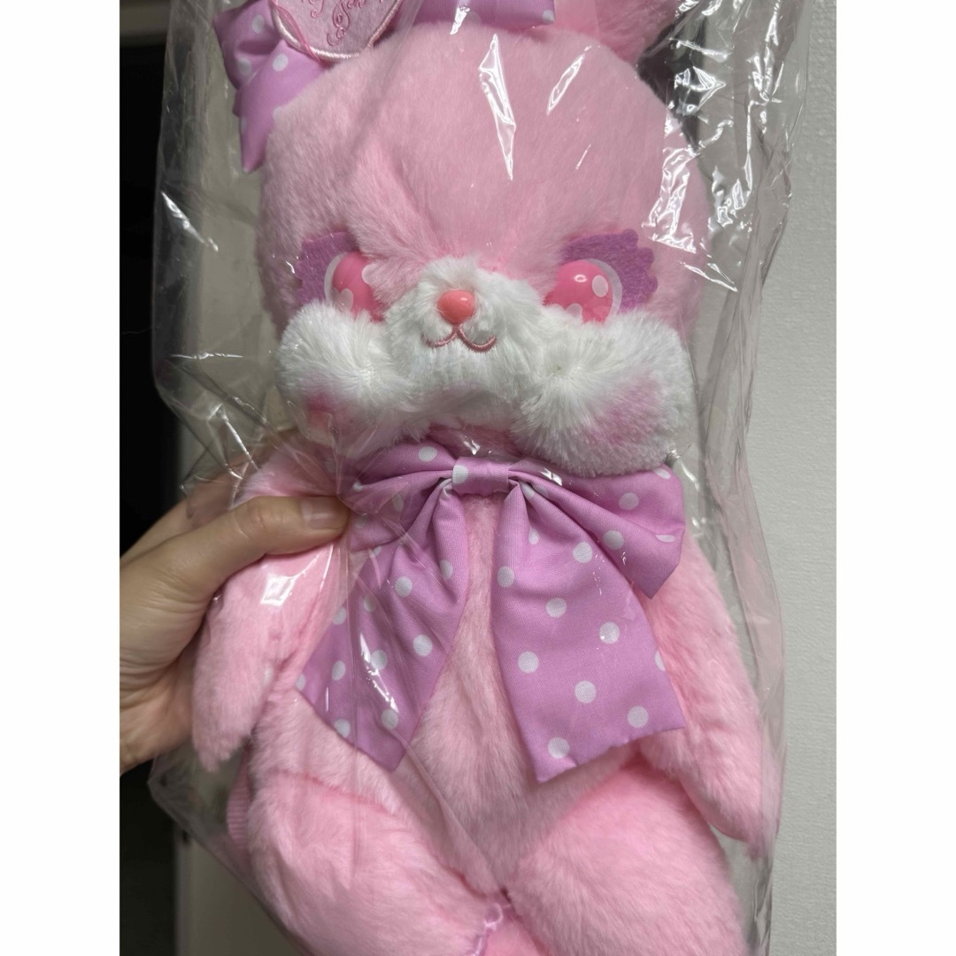 Cuteリリカルバニーぬいぐるみリュック-濃いピンク Cuteリリカルバニーぬいぐるみリュック-濃いピンク