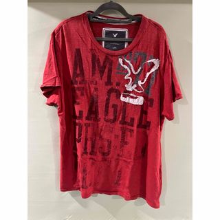 アメリカンイーグル 半袖Tシャツ　赤　サイズL