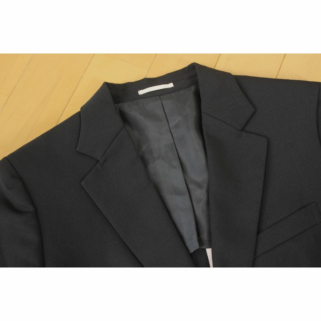 【美品】レ ミュー パンツスーツ S ブラック 黒 7号 面接 ビジネス レディースのフォーマル/ドレス(スーツ)の商品写真