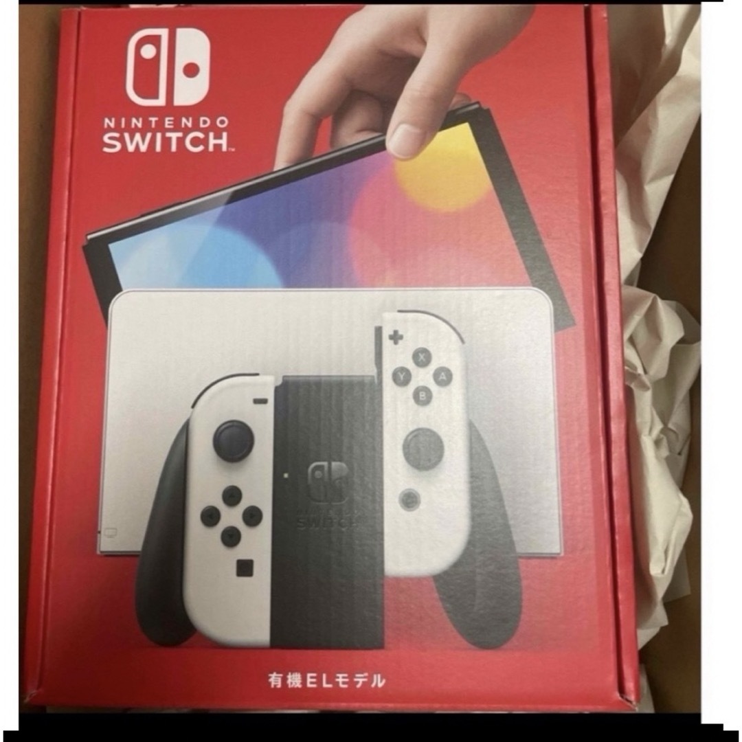 Nintendo Switch(ニンテンドースイッチ)のNintendo Switch ホワイト　新品未使用 エンタメ/ホビーのゲームソフト/ゲーム機本体(家庭用ゲーム機本体)の商品写真
