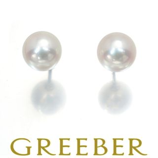 ミキモト(MIKIMOTO)のミキモト ピアス パール アコヤ真珠 7.7mm   K18WG (ピアス)