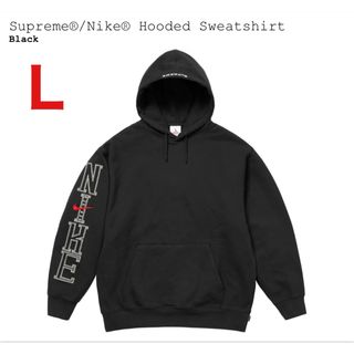 シュプリーム(Supreme)のSupreme Nike Hooded Sweatshirt L 新品 黒(パーカー)