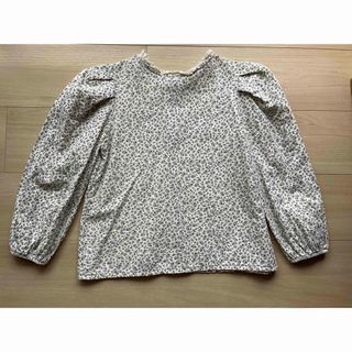 グローバルワーク(GLOBAL WORK)の【試着のみ】 my bebe 小花柄ブラウス size120(ブラウス)