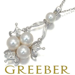 ミキモト(MIKIMOTO)のミキモト ネックレス パール アコヤ真珠 4.2-5.7mm   K14WG (ネックレス)