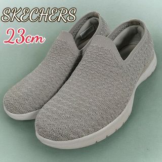 SKECHERS - スケッチャーズ◎ウォーキングシューズ(23)コンフォートシューズ スリッポン軽い