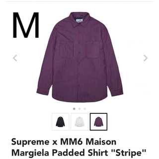 シュプリーム(Supreme)のSupreme MM6 Maison Margiela Shirt Stripe(シャツ)