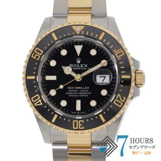 ロレックス(ROLEX)の【120159】ROLEX ロレックス  126603 シードゥエラー ブラックダイヤル ランダム番 YG/SS 自動巻き ギャランティーカード 純正ボックス 腕時計 時計 WATCH メンズ 男性 男 紳士 【未使用品】【中古】(腕時計(アナログ))