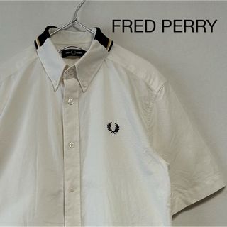 FRED PERRY - 美品 90s FRED PERRY 半袖BDシャツ ホワイト