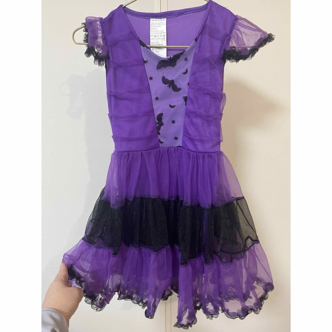 ハロウィン🎃　ドレス　110 キッズ/ベビー/マタニティのキッズ服女の子用(90cm~)(ドレス/フォーマル)の商品写真