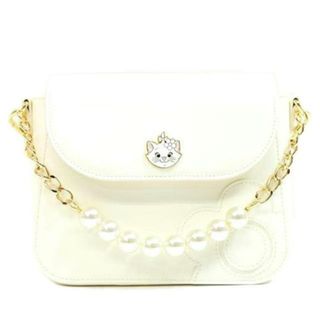 <br>MARY QUANT マリークワント/マリーおしゃれキャットパールチェーンショルダー/Aランク/71【中古】(ショルダーバッグ)