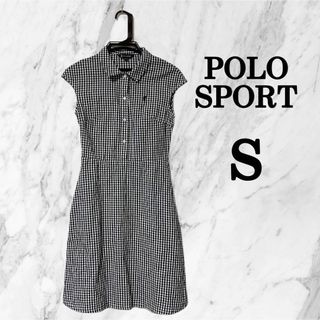 ポロラルフローレン(POLO RALPH LAUREN)のPOLO SPORT ポロスポーツ　シャツワンピース　ノースリーブ　チェック(ロングワンピース/マキシワンピース)