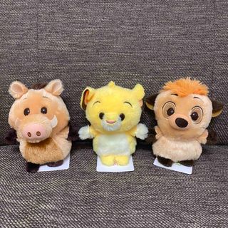 ディズニー(Disney)のライオンキング　うるぽちゃちゃん　ぬいぐるみ　シンバ　プンバァ　ティモン(キャラクターグッズ)