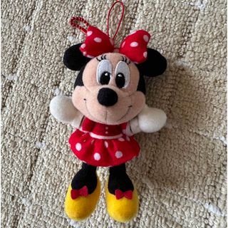 ディズニー(Disney)のミニーぬいぐるみキーホルダー　ストラップ　ディズニーリゾート(キャラクターグッズ)