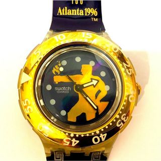 スウォッチ(swatch)のスウォッチ（SWATCH） Atlanta 1996 アトランタオリンピック クオーツ ケース付き【中古】KB-8363(腕時計(アナログ))